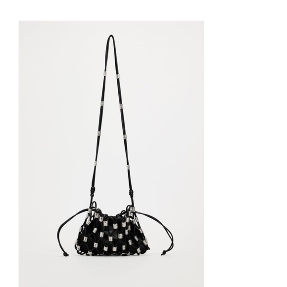 Zara Handbags - nwt Zara metal ring bucket bag
